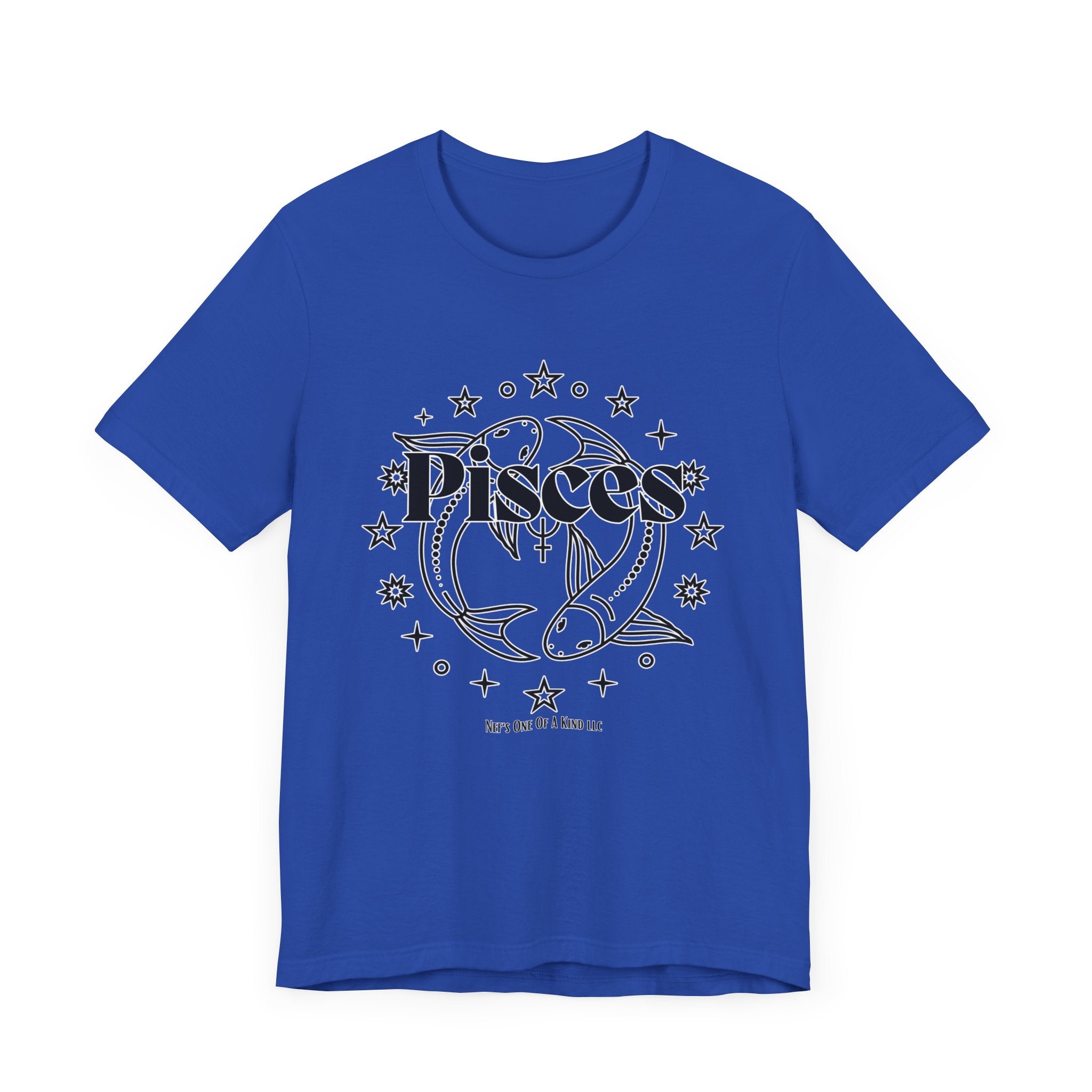 The Pisces Zodiac Unisex Casual Classic Jersey Short Sleeve Tee